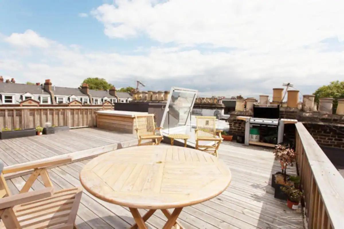 Sunny 2 Bedroom, 2 Bathroom Apartment With Roof Terrace Londra Esterno foto